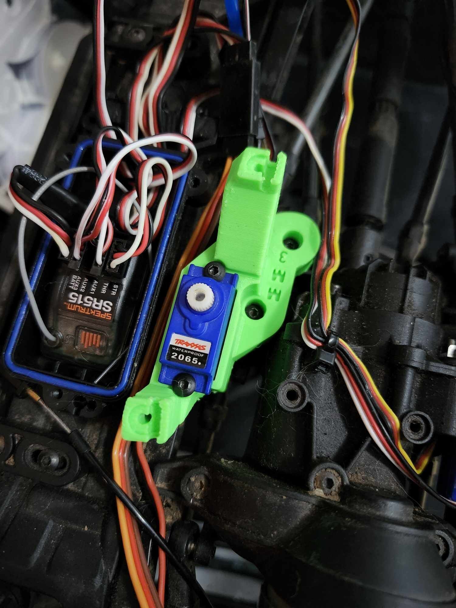 Traxxas TRX4 Servo Eliminator 3D print model_1