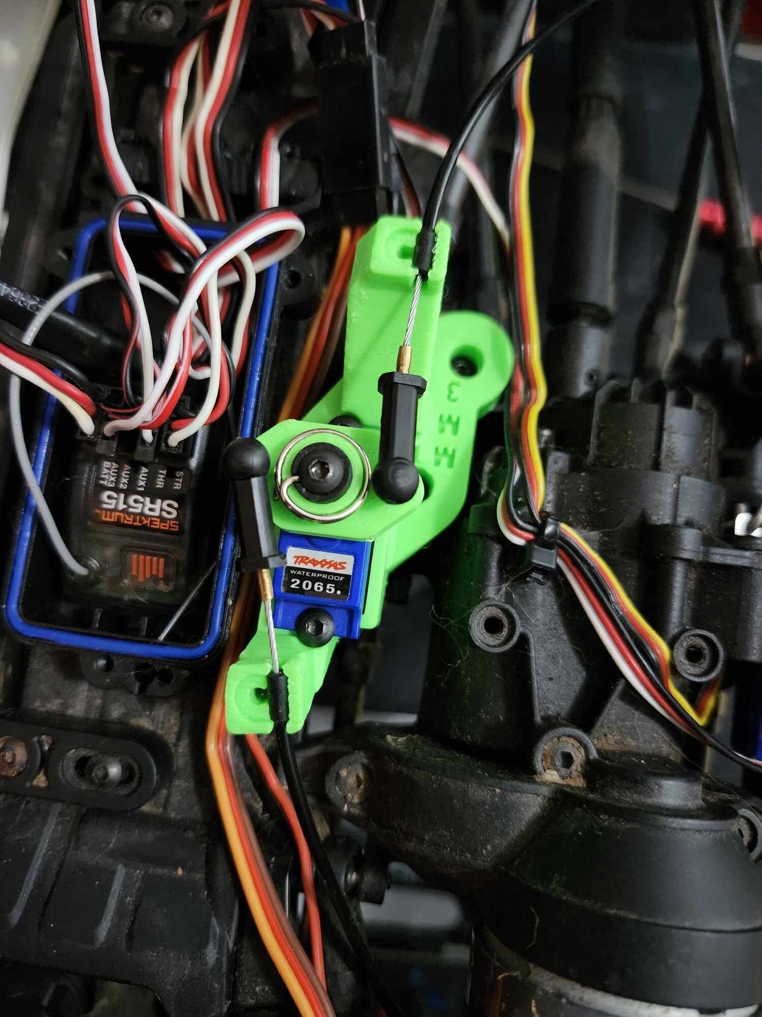 Traxxas TRX4 Servo Eliminator 3D print model_3