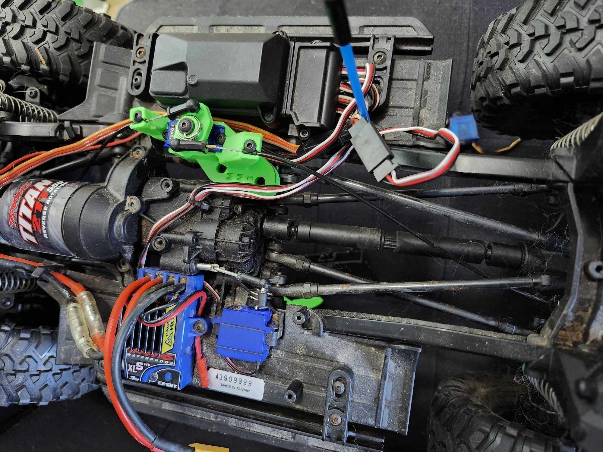 Traxxas TRX4 Servo Eliminator 3D print model_4