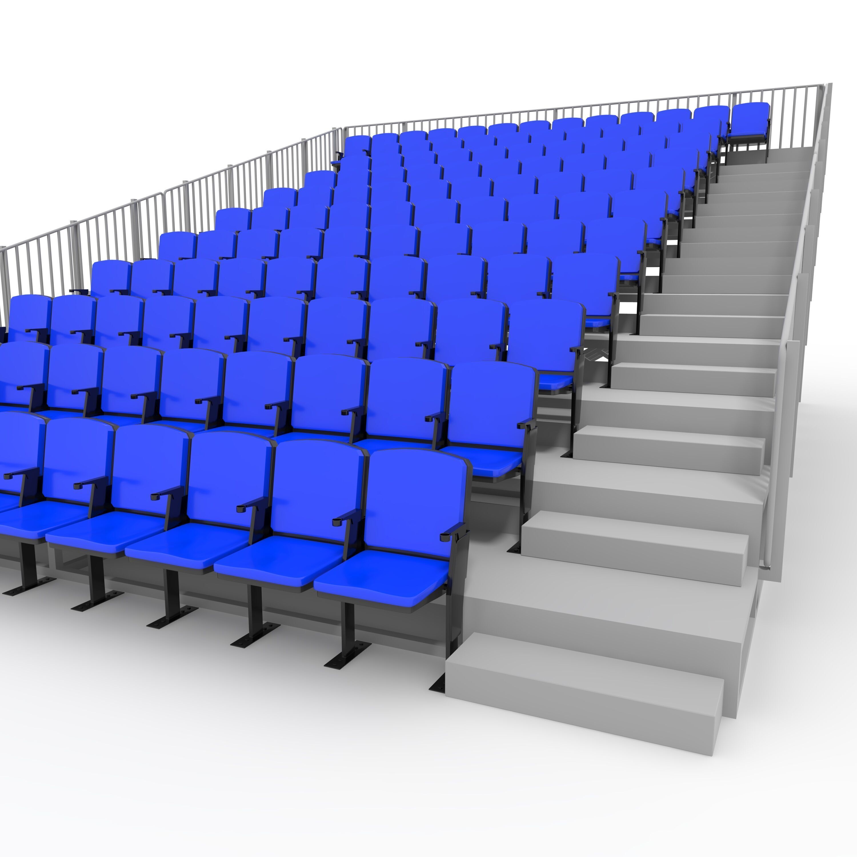 Bleachers 16 3D model_22