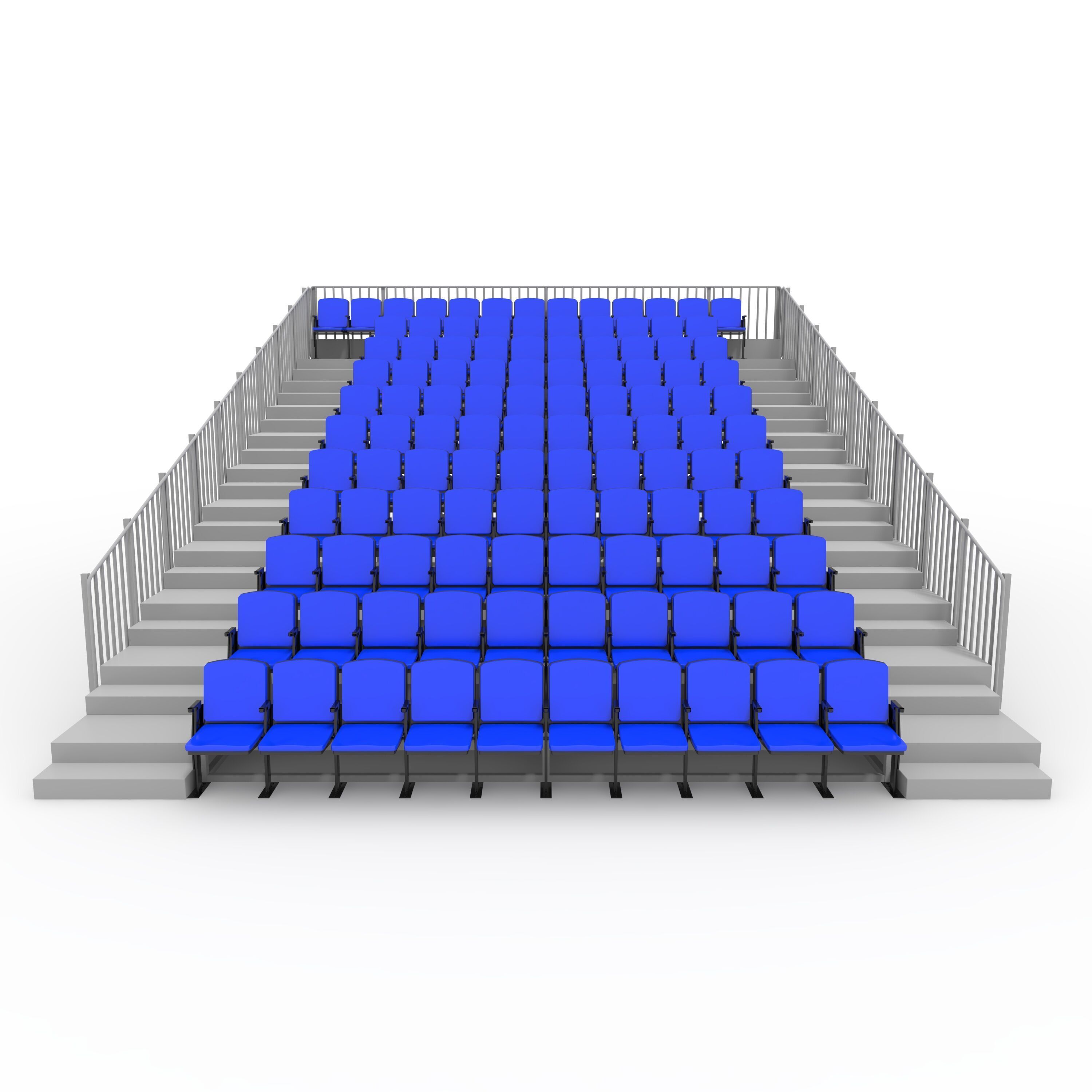 Bleachers 16 3D model_10
