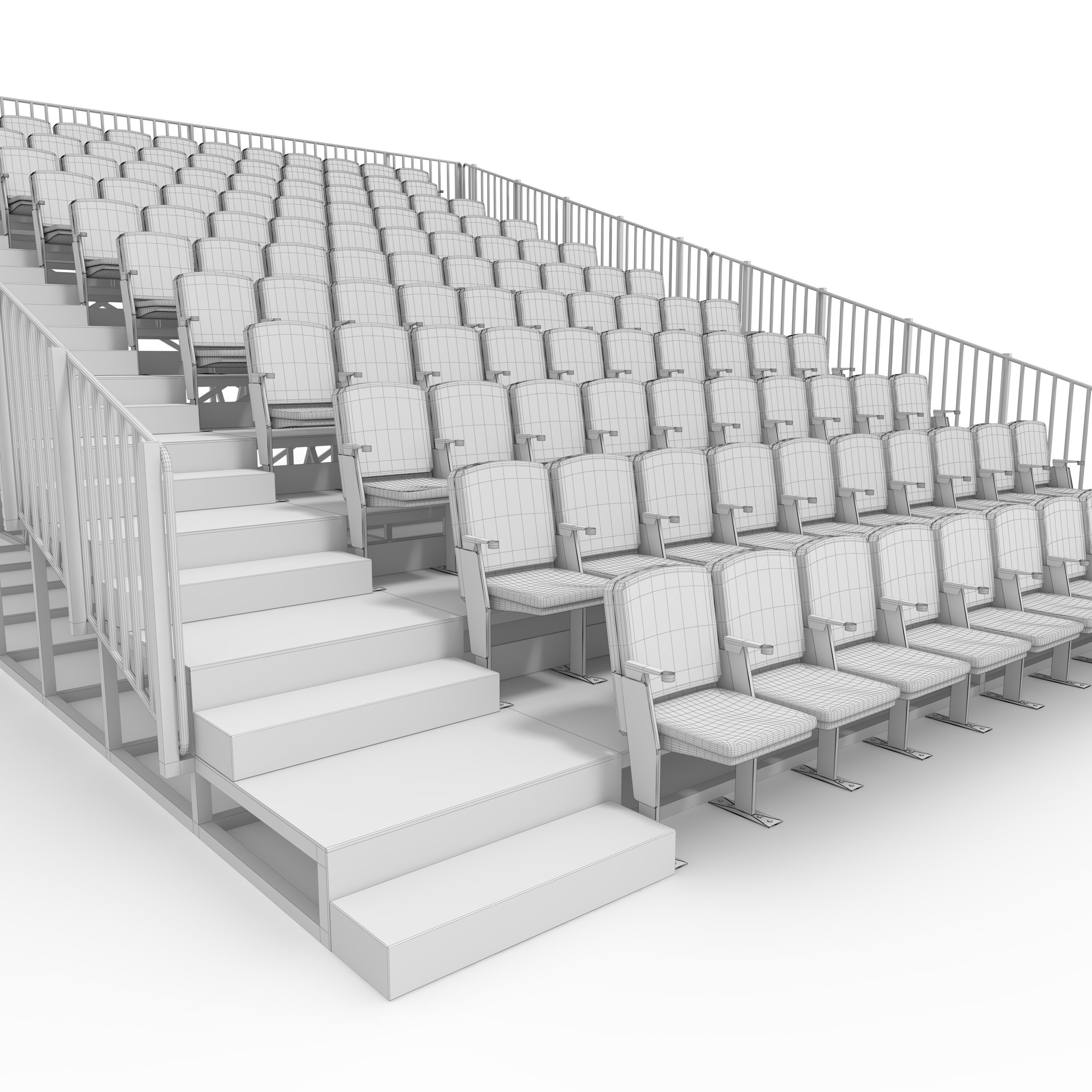 Bleachers 16 3D model_17