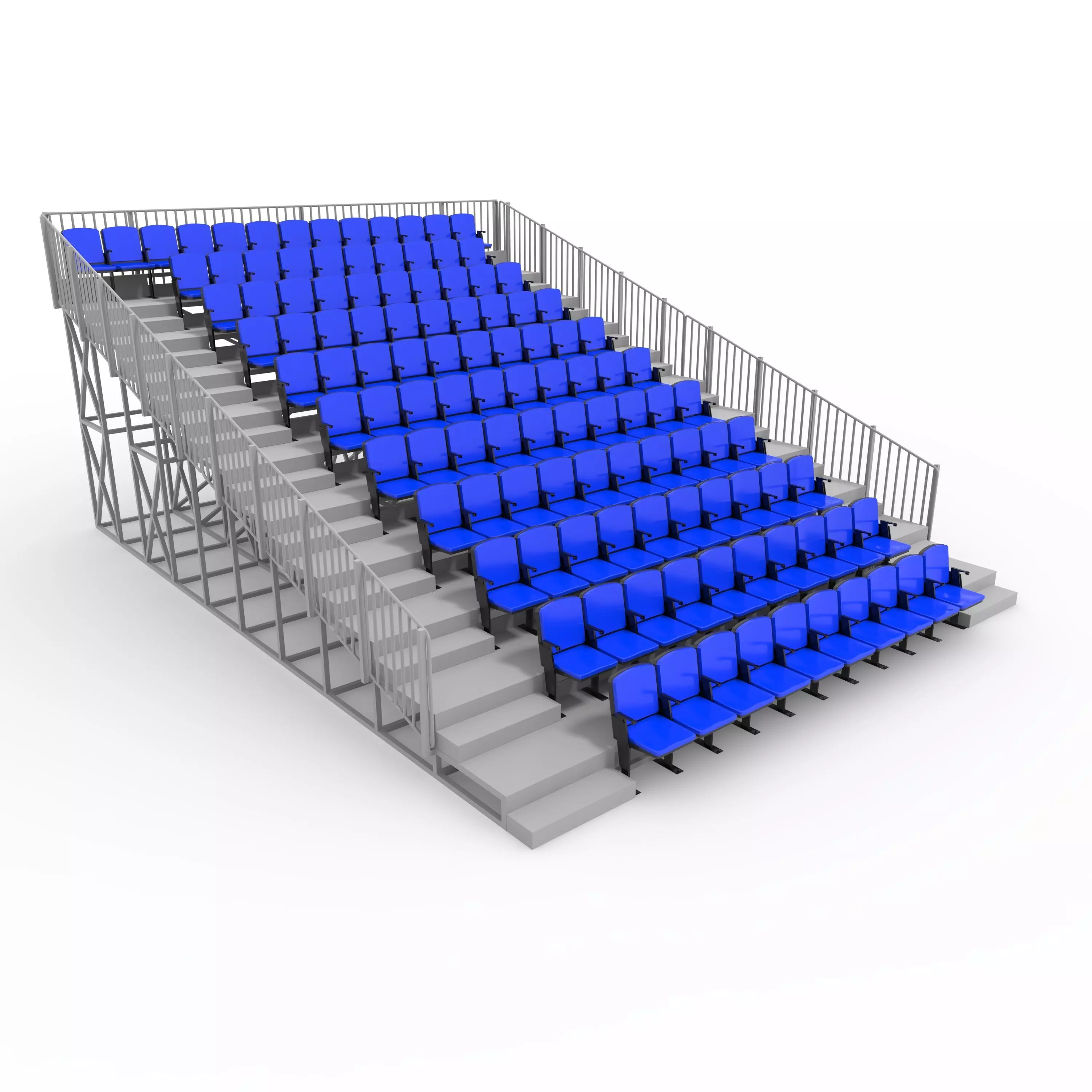 Bleachers 16 3D model_0