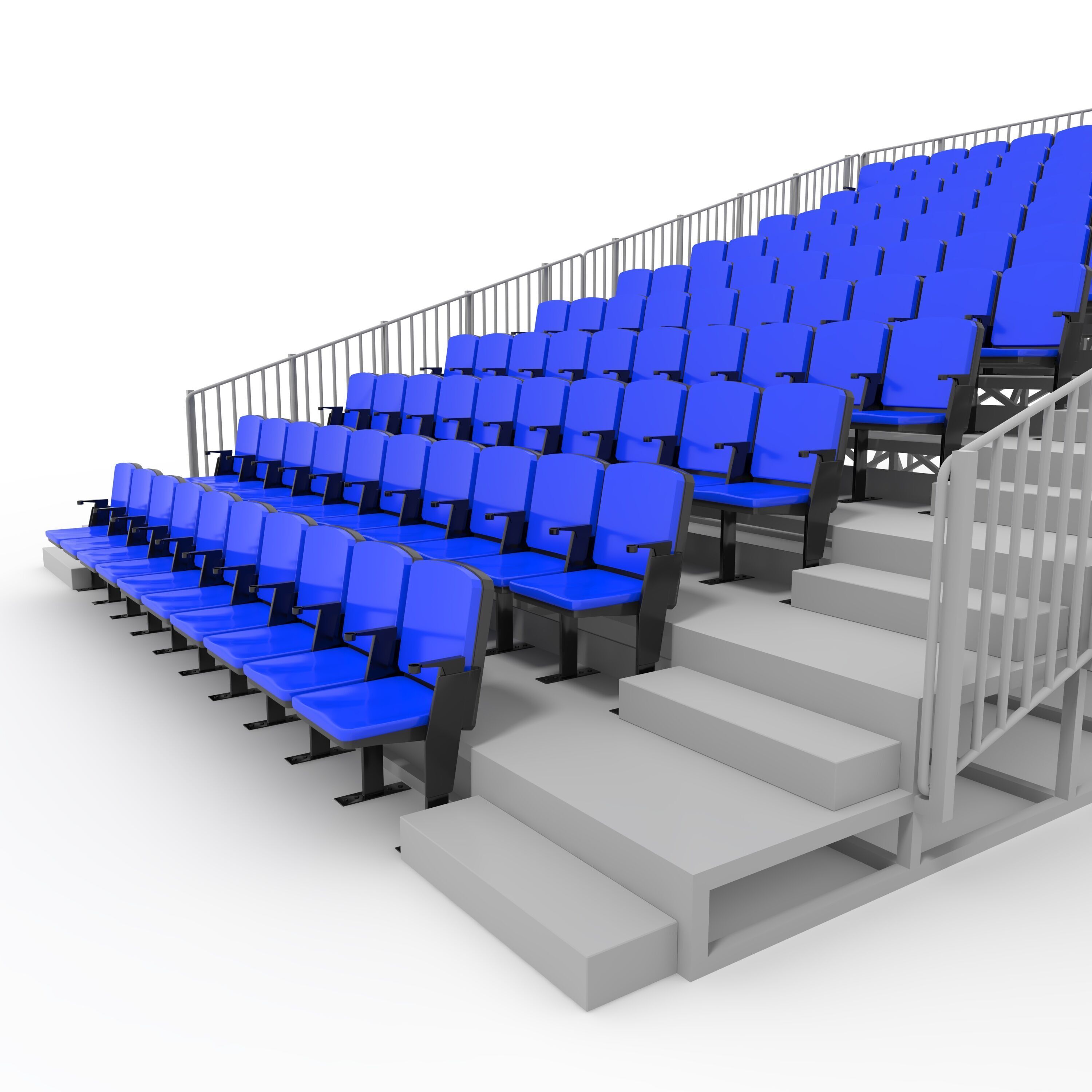 Bleachers 16 3D model_20
