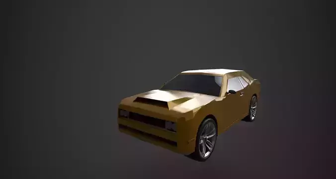 Low Poly - Game Ready 3D Car