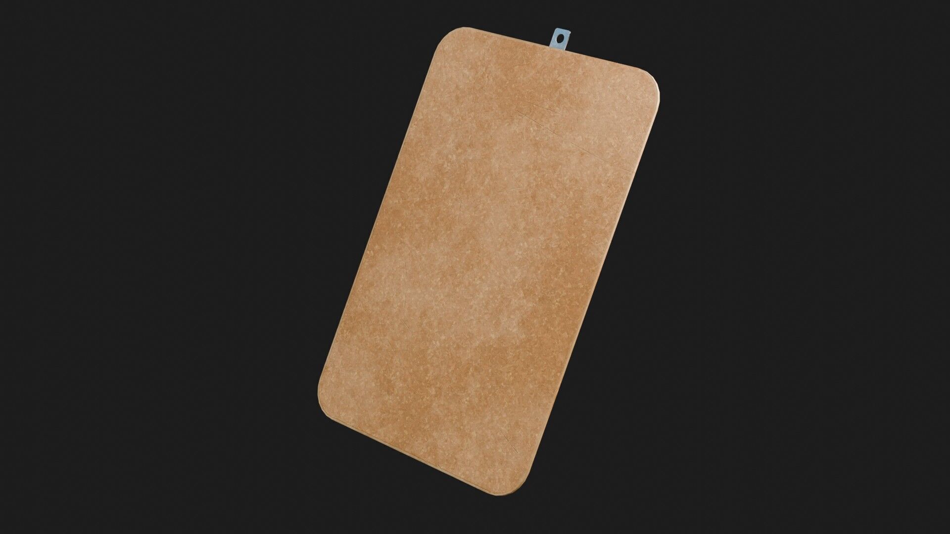 Clipboard and Pencil 4K Low-poly 3D model_4