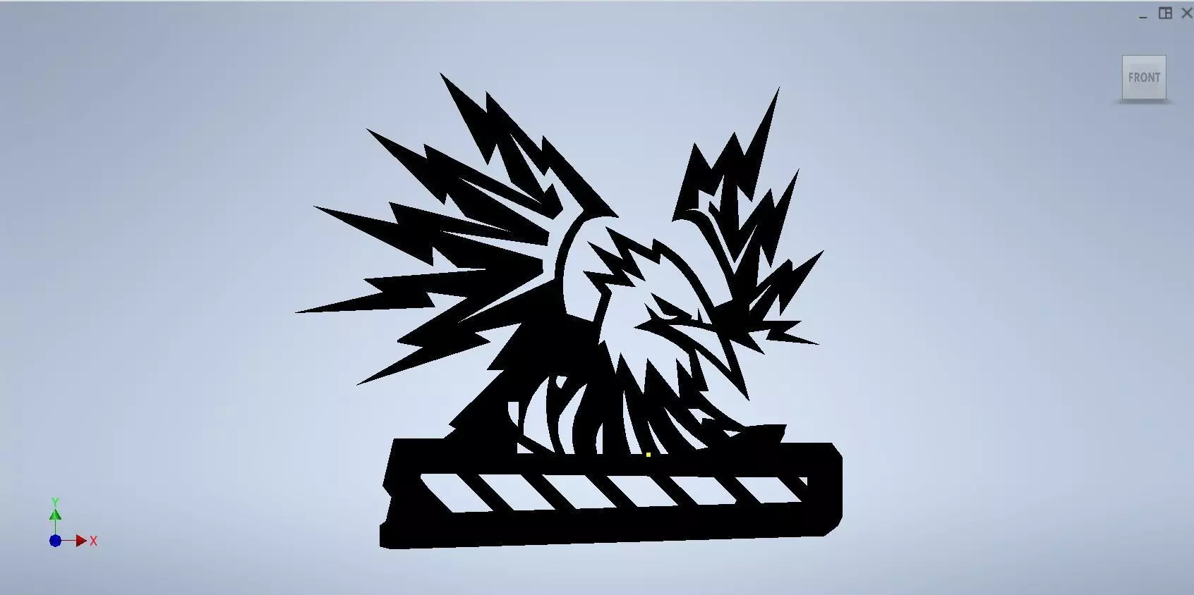 Thunderbird Emblem 3D print model