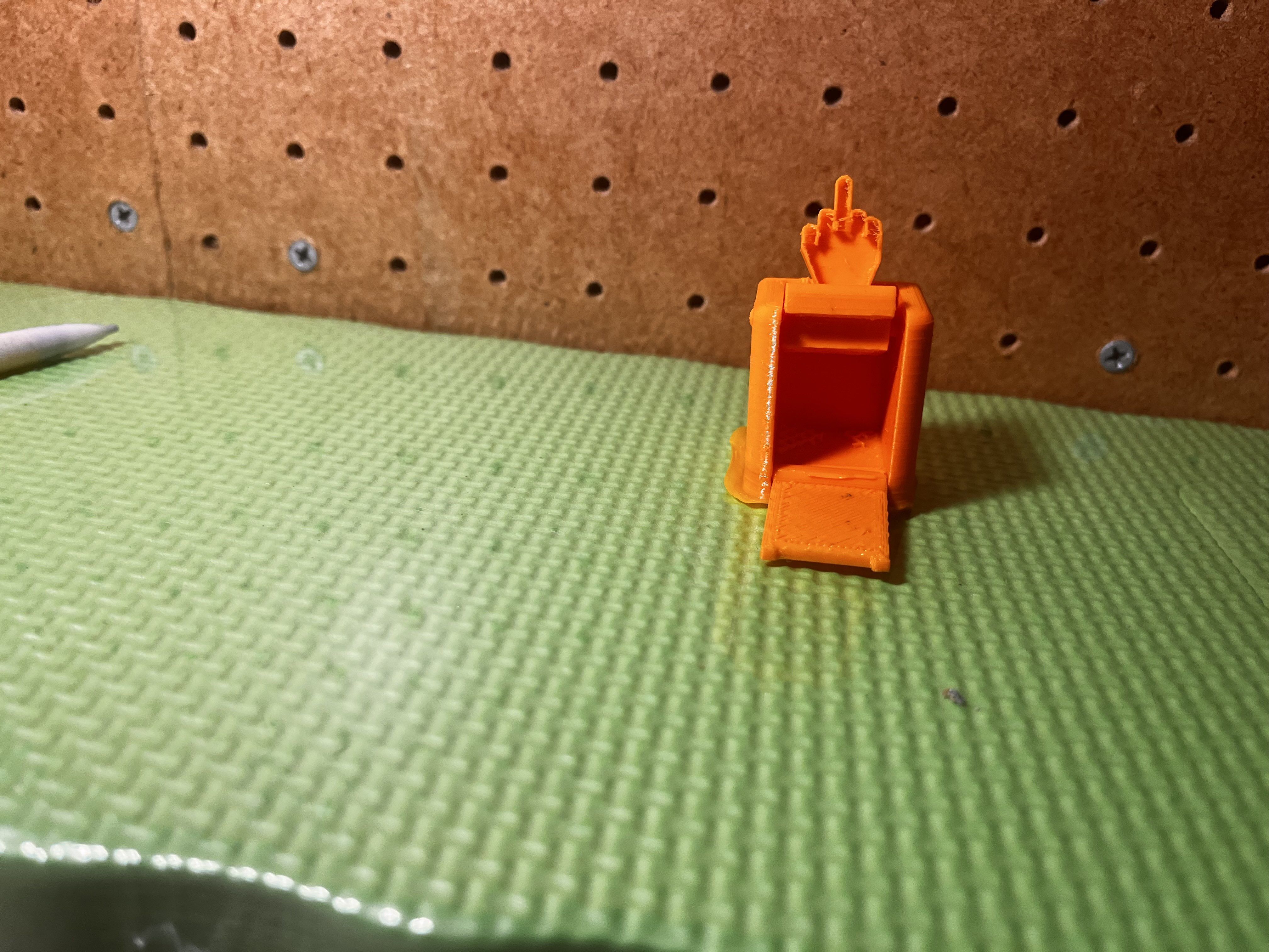 Middle Finger Box 3D print model_1