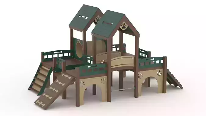 Deluxe Kennel Club Playground