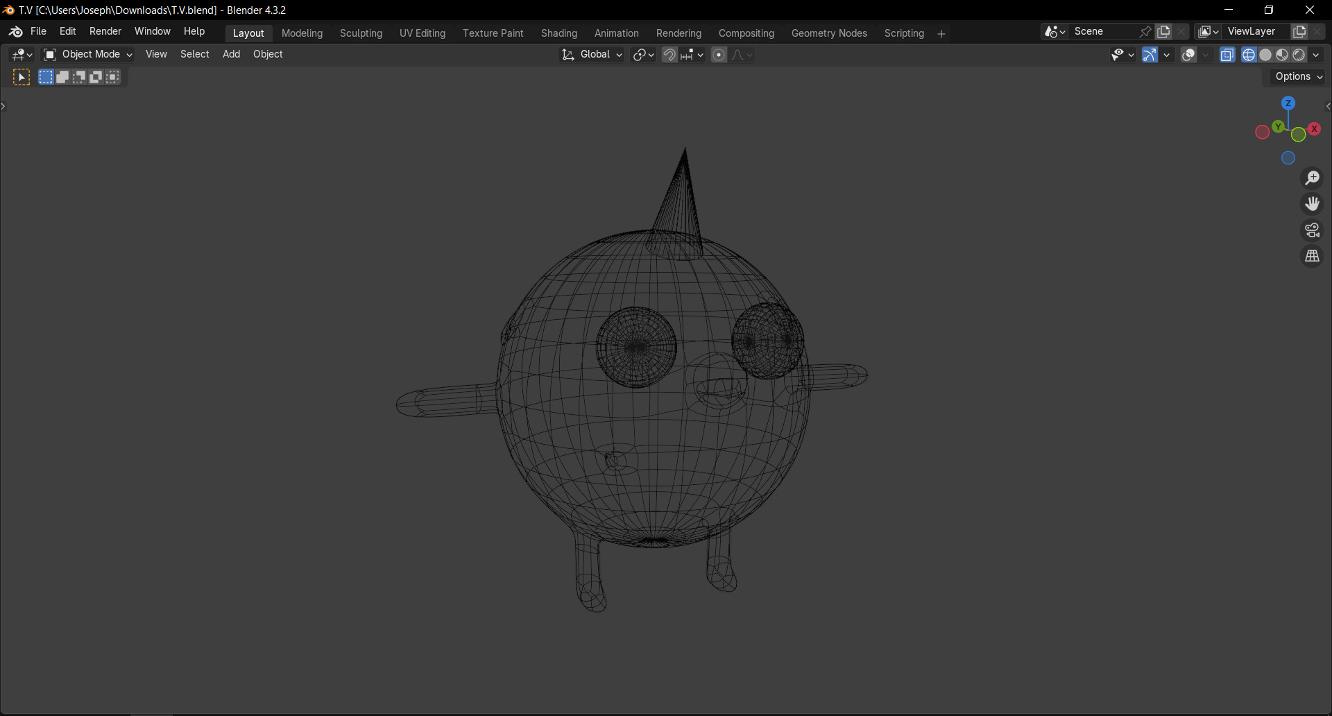 TV the son of Jake 3D model_3