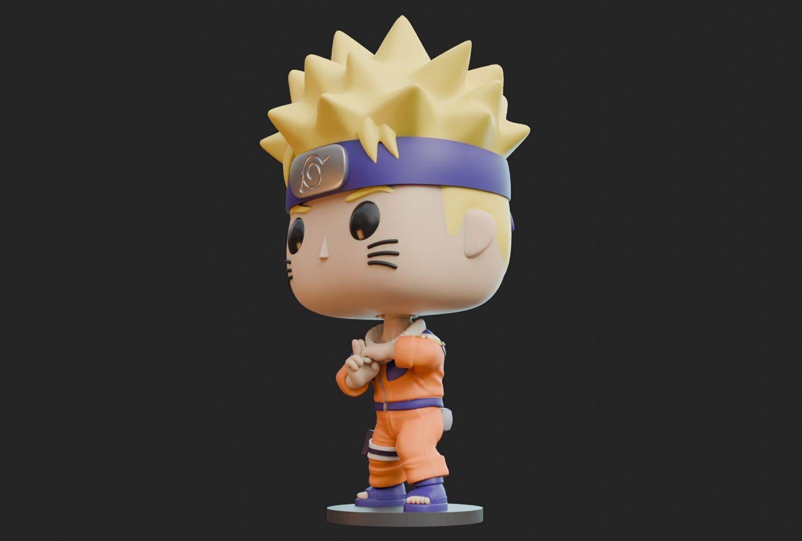 Naruto Kage Bunshin no Jutsu Funko Pop Fan Art 3D print model_2