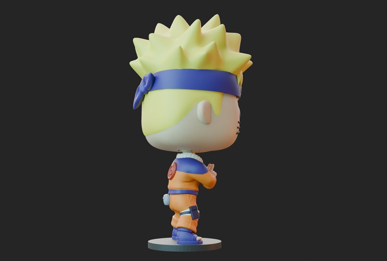 Naruto Kage Bunshin no Jutsu Funko Pop Fan Art 3D print model_4