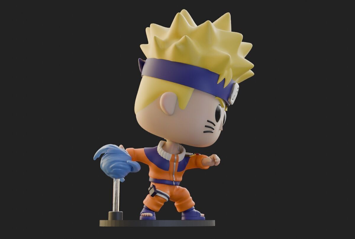 Naruto Rasengan Funko Pop Fan Art 3D print model_3
