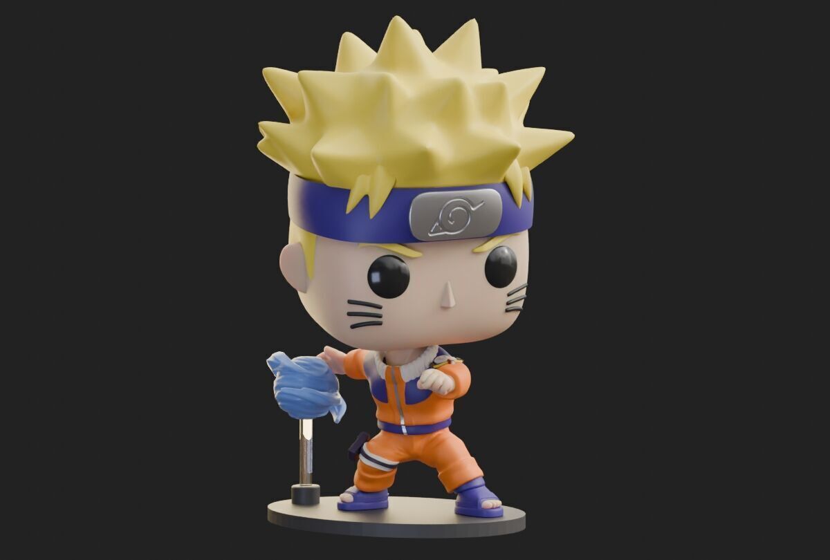 Naruto Rasengan Funko Pop Fan Art 3D print model_2