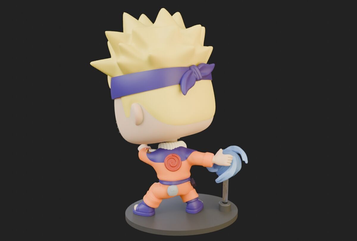 Naruto Rasengan Funko Pop Fan Art 3D print model_5