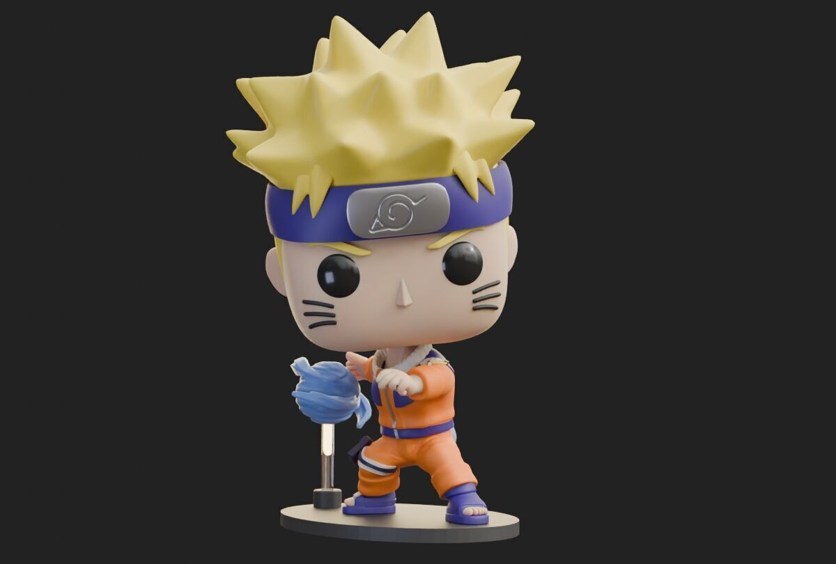 Naruto Rasengan Funko Pop Fan Art 3D print model_1