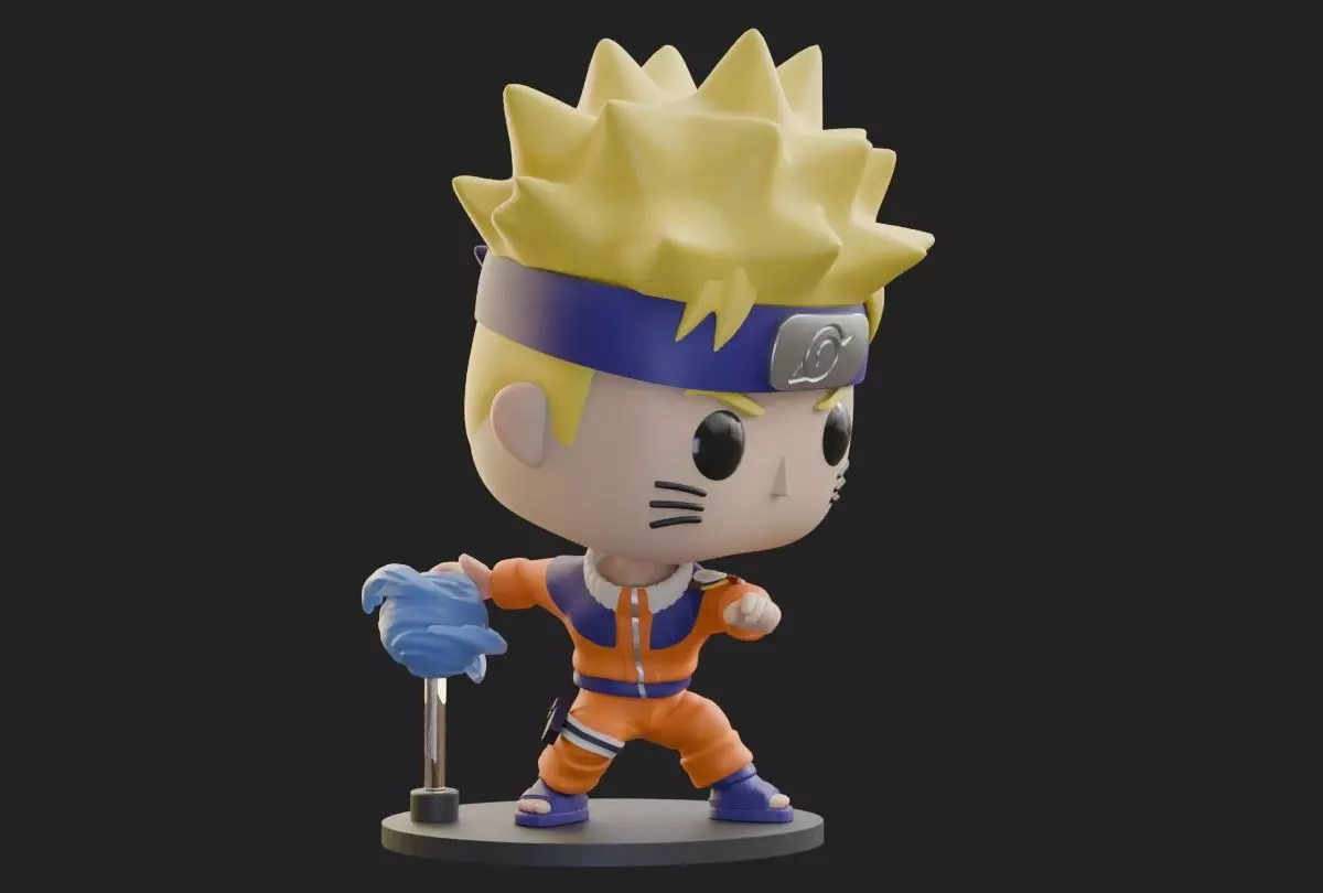 Naruto Rasengan Funko Pop Fan Art 3D print model_0