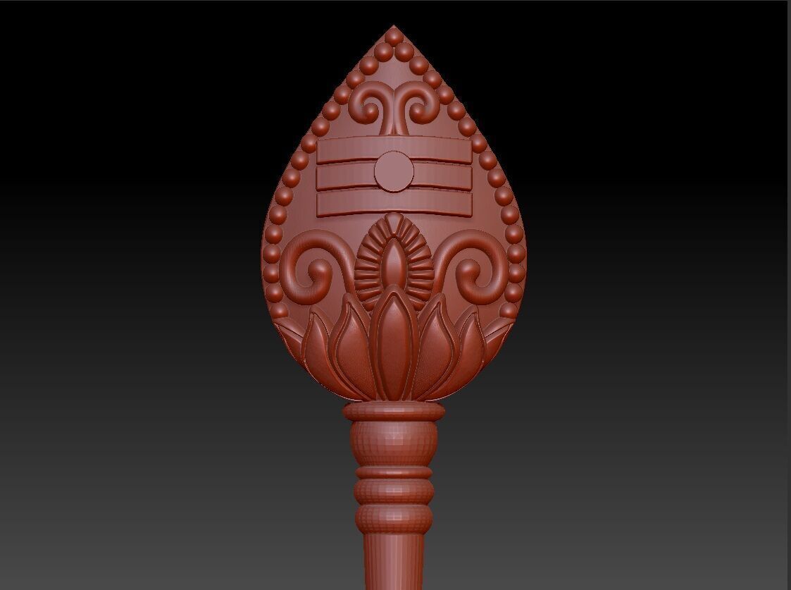 MURUGAN VEL PENDENT 3D print model_6
