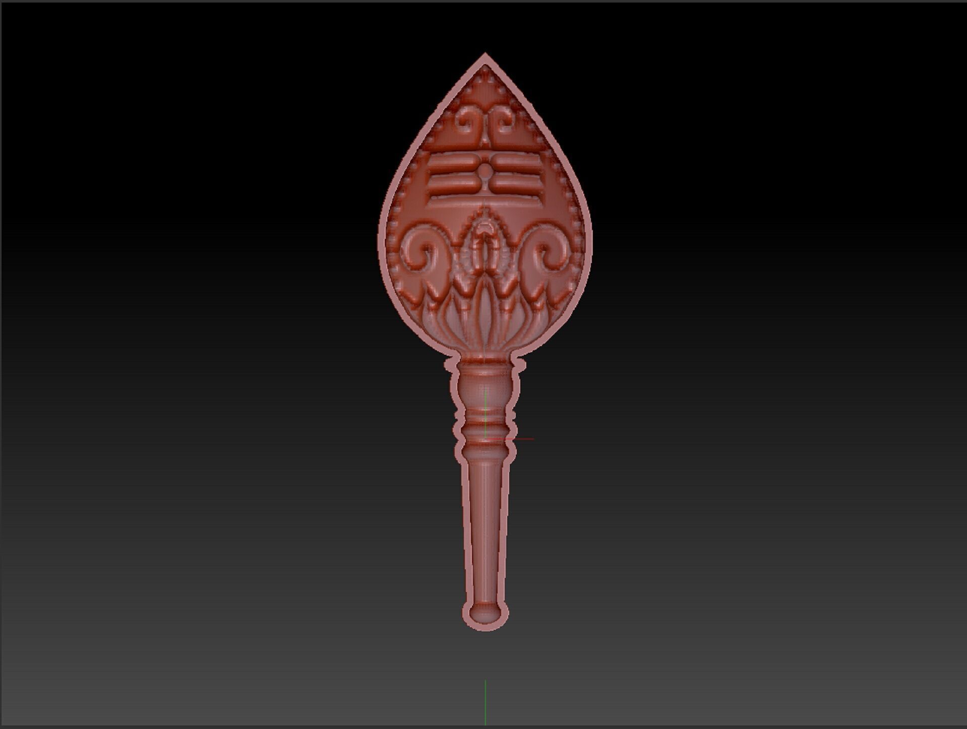 MURUGAN VEL PENDENT 3D print model_4