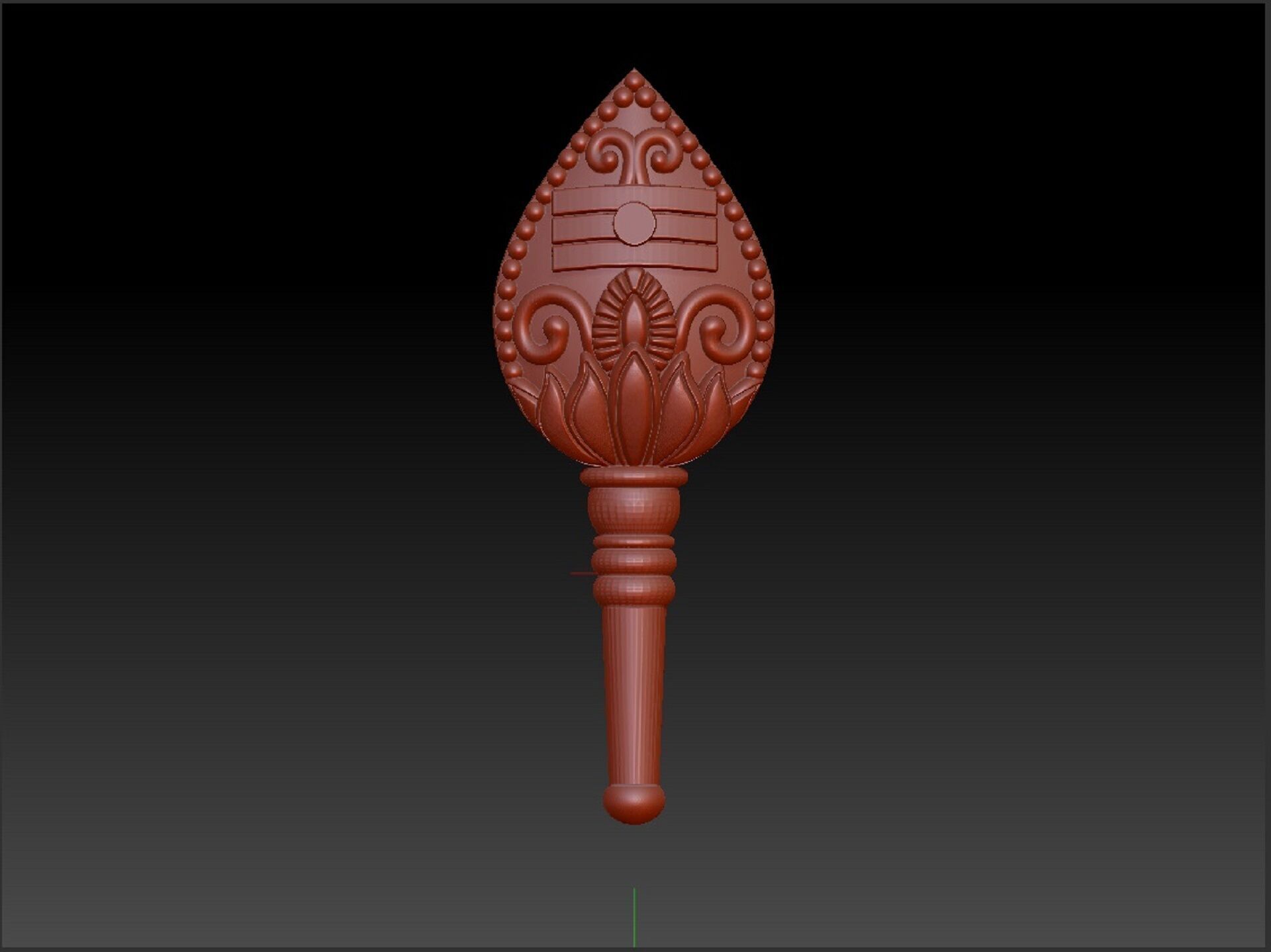 MURUGAN VEL PENDENT 3D print model_1
