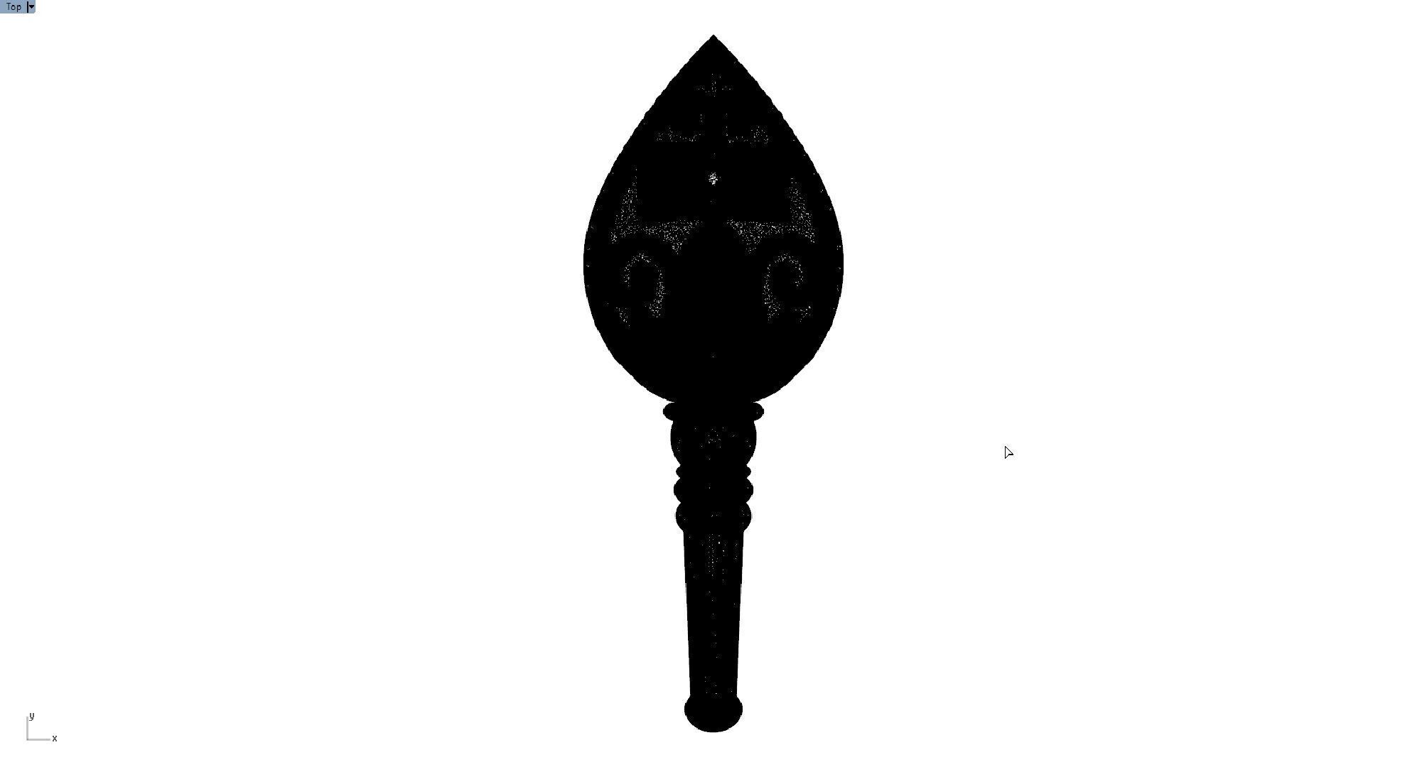 MURUGAN VEL PENDENT 3D print model_9