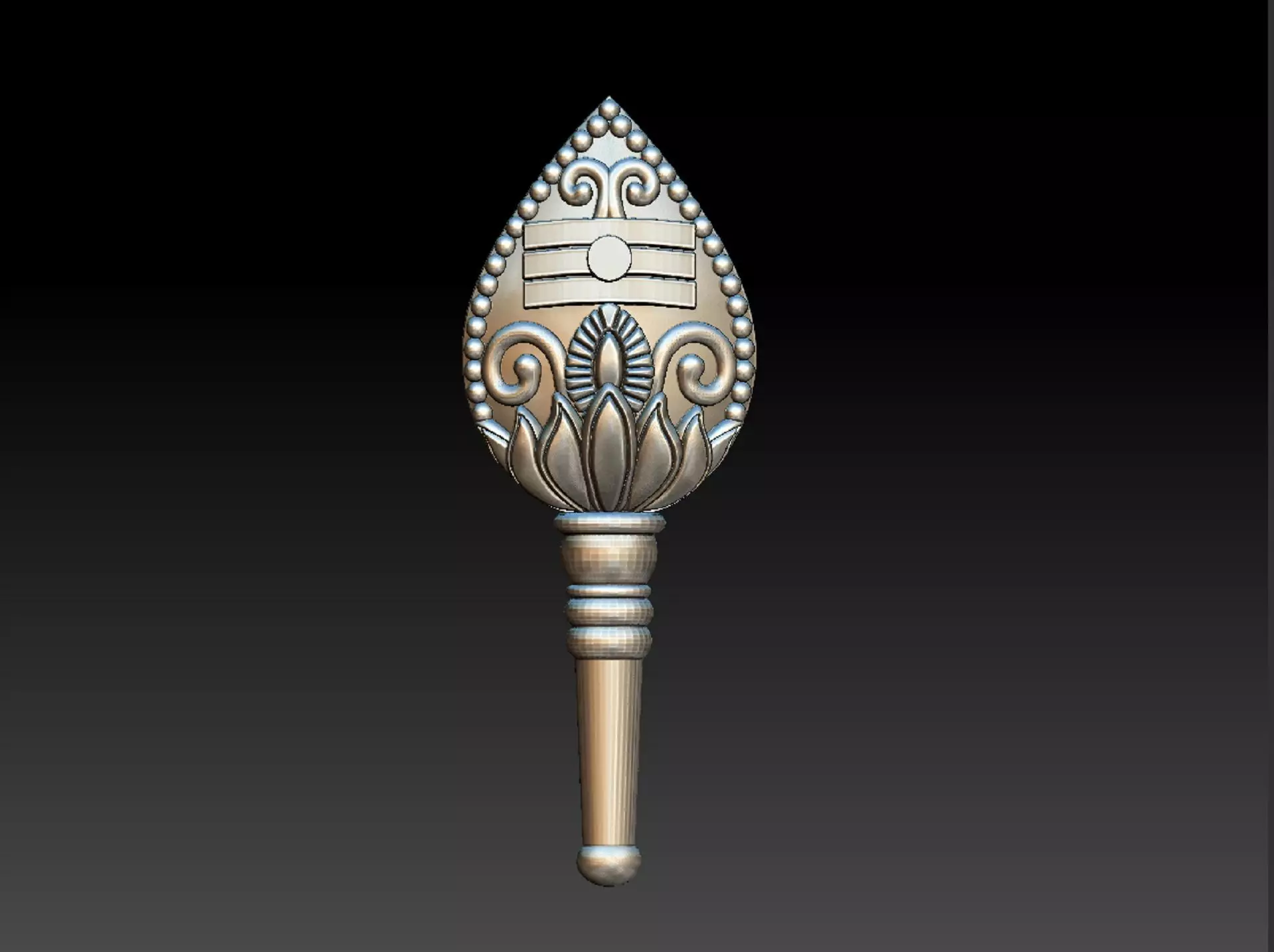 MURUGAN VEL PENDENT 3D print model_0