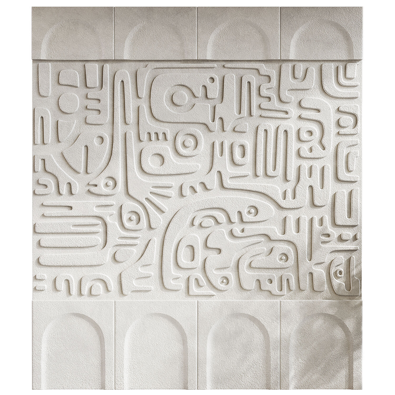 decorative wall 07 3D model_1