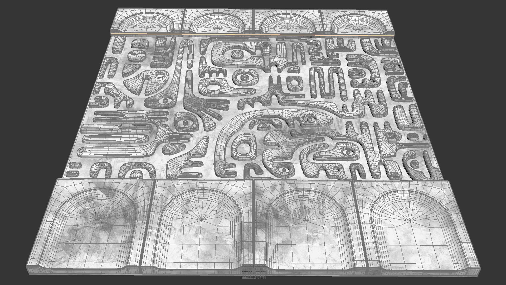 decorative wall 07 3D model_6