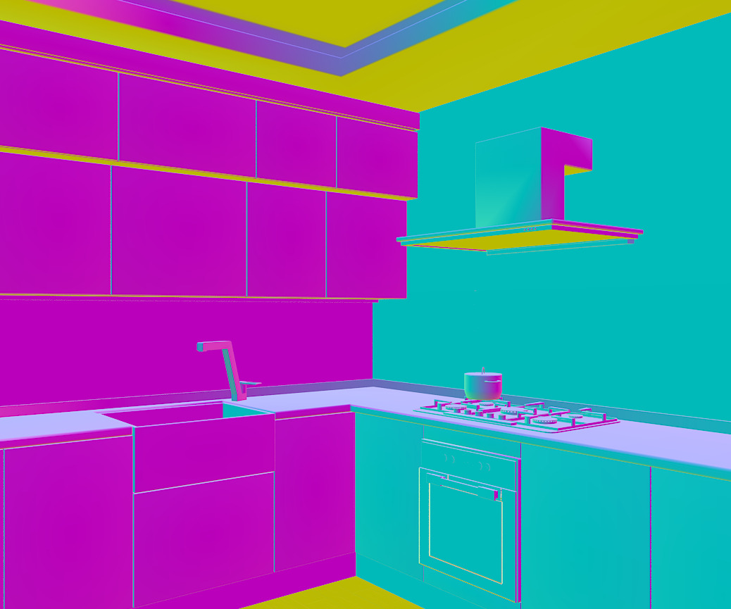 kitchen 3D model_3