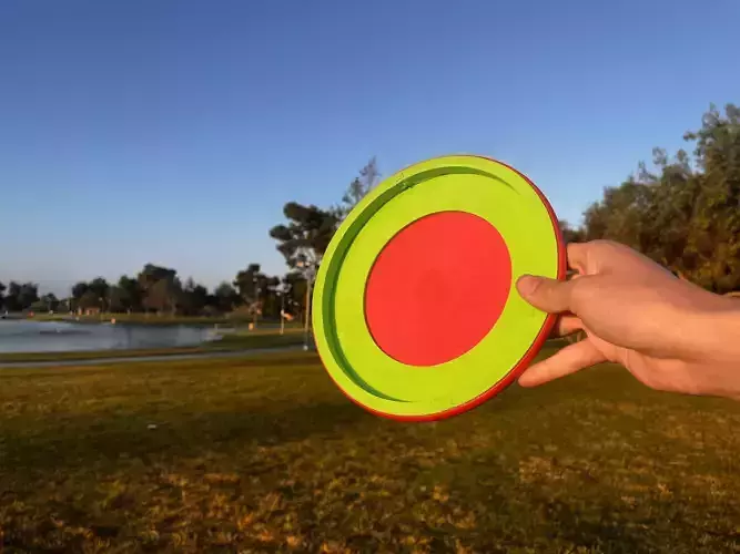 Frisbee Plush Grips 3D print model