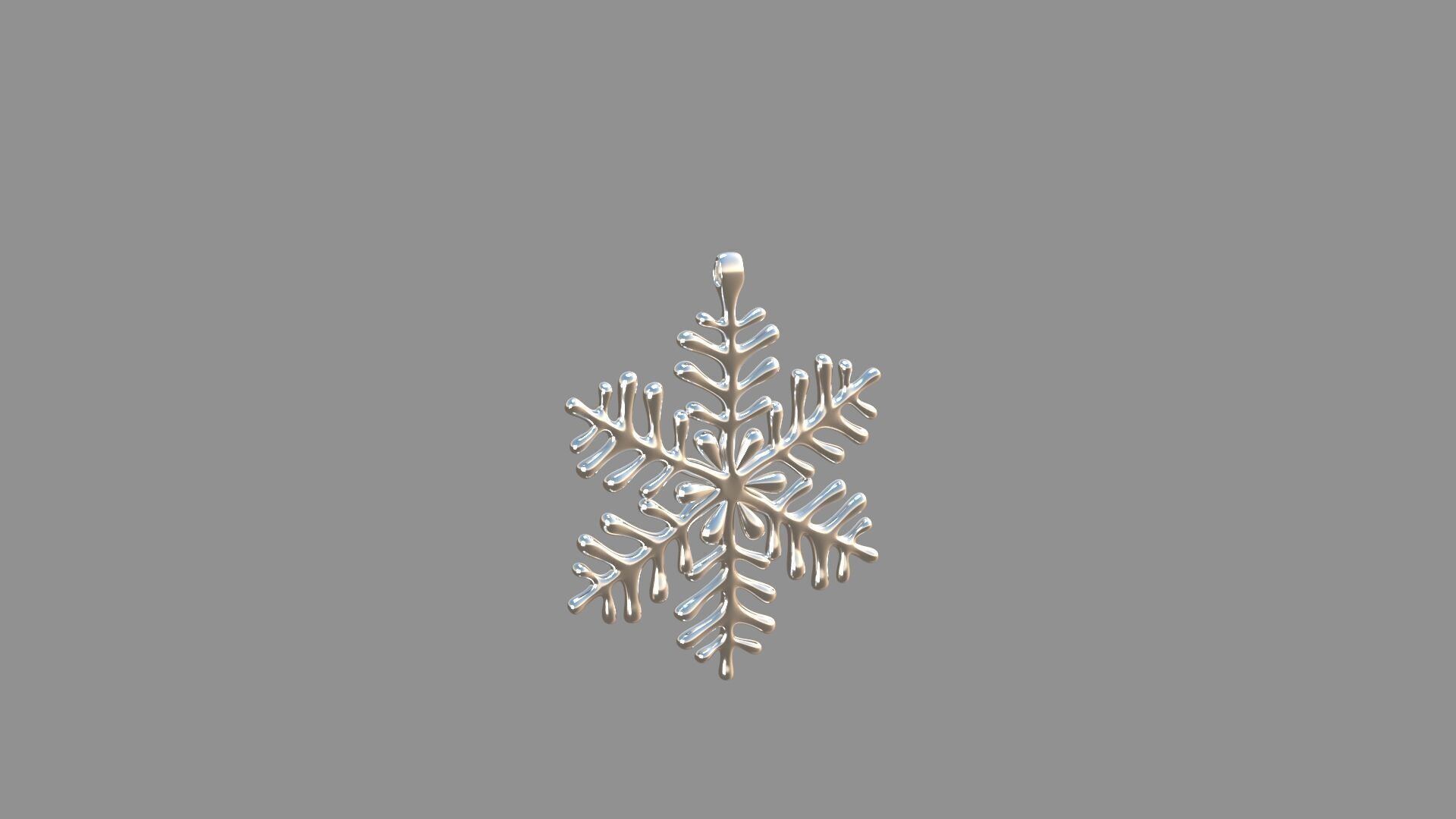 ice-star pendant 3D model_1