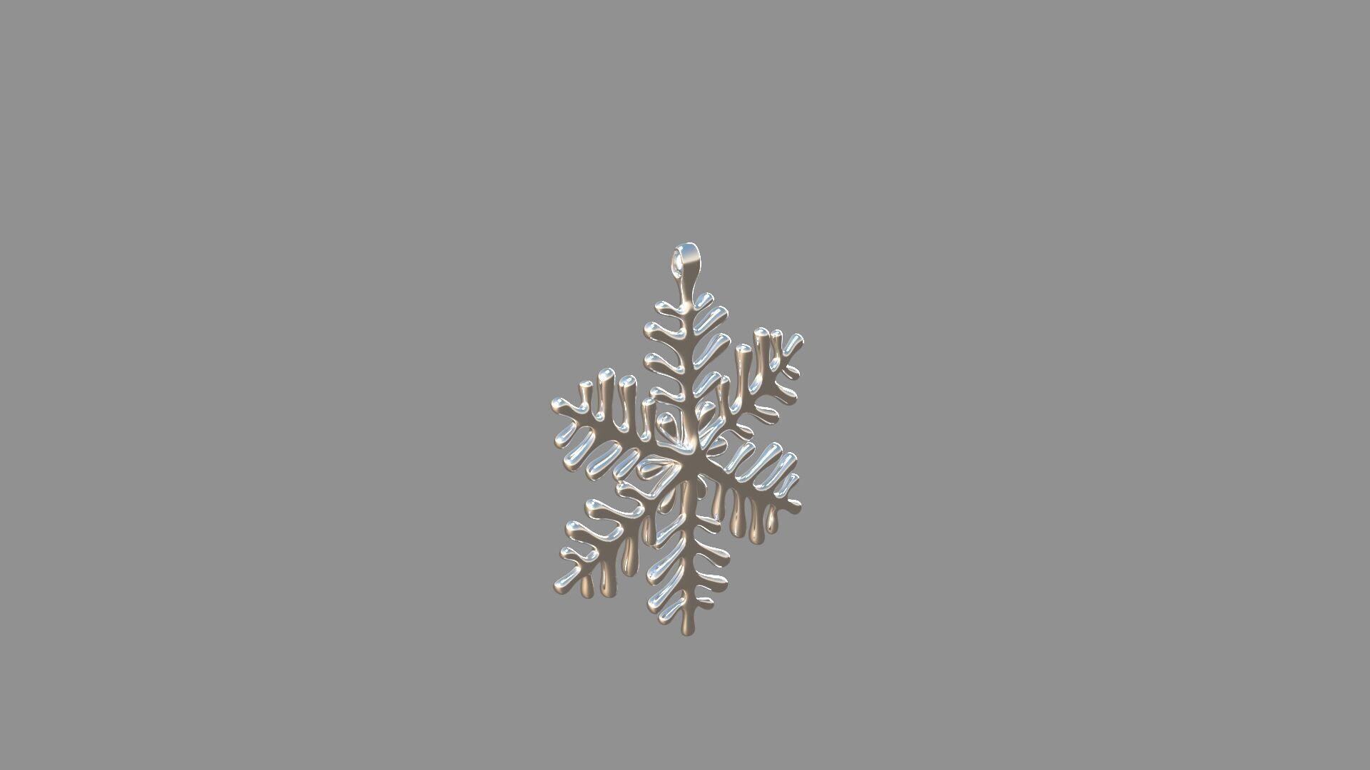 ice-star pendant 3D model_2