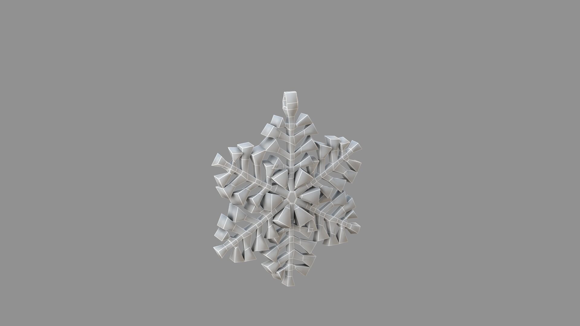 ice-star pendant 3D model_6