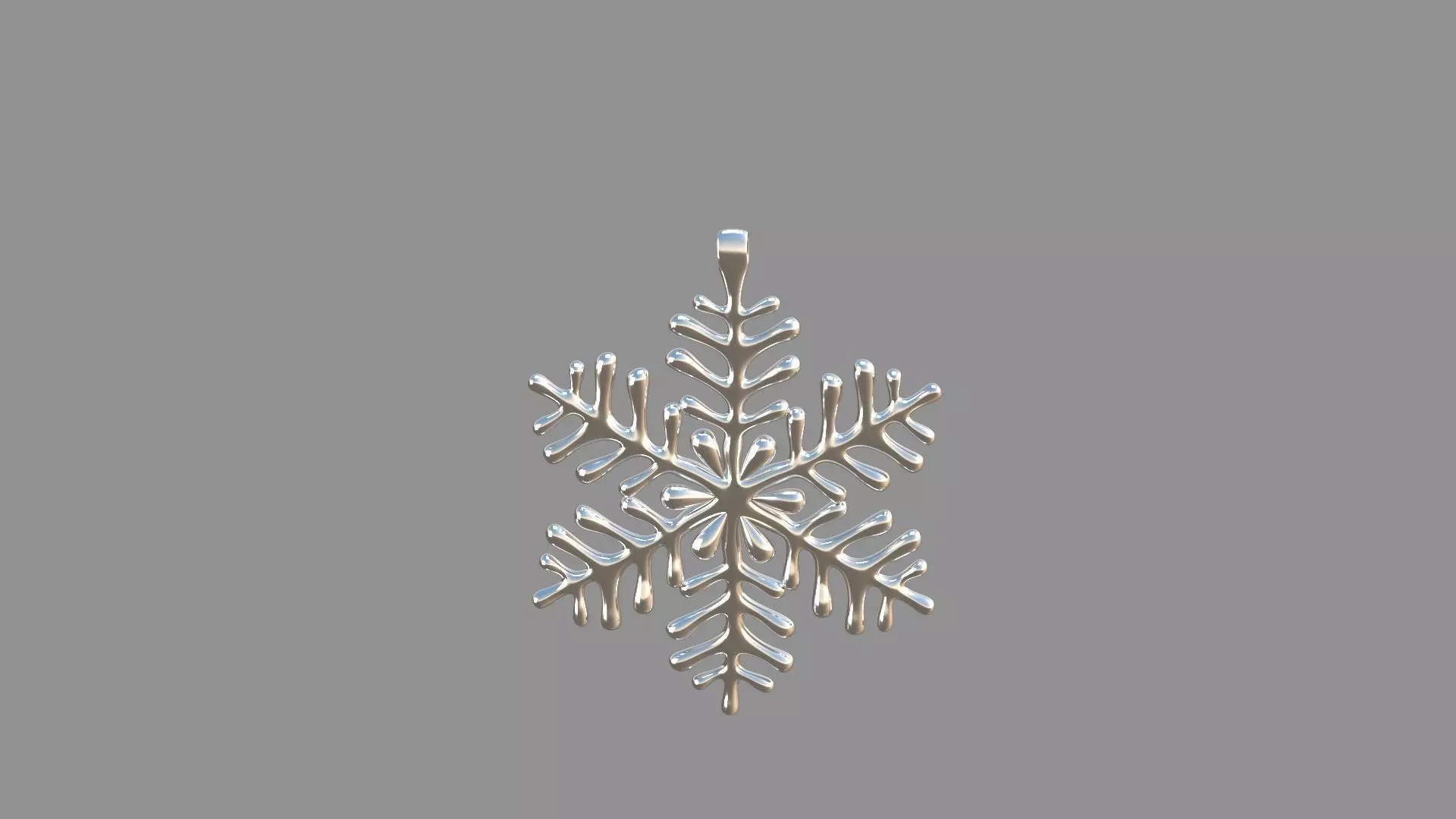 ice-star pendant 3D model_0