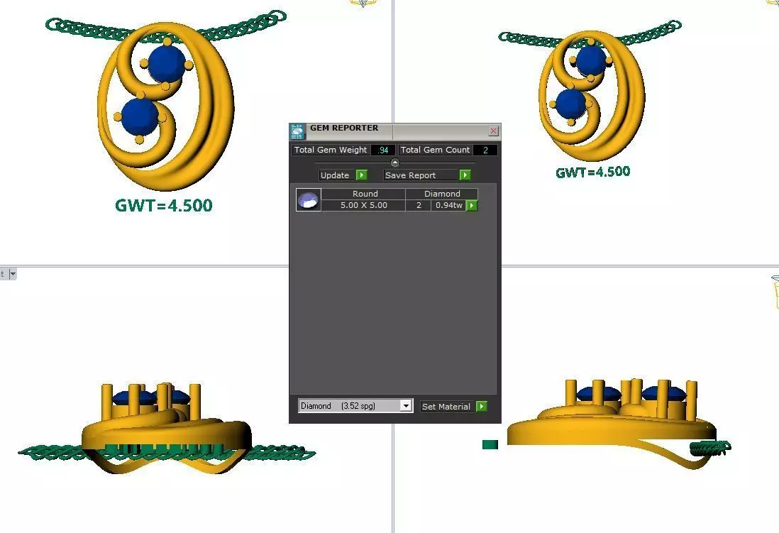 FANCE PENDANT 3D model_0