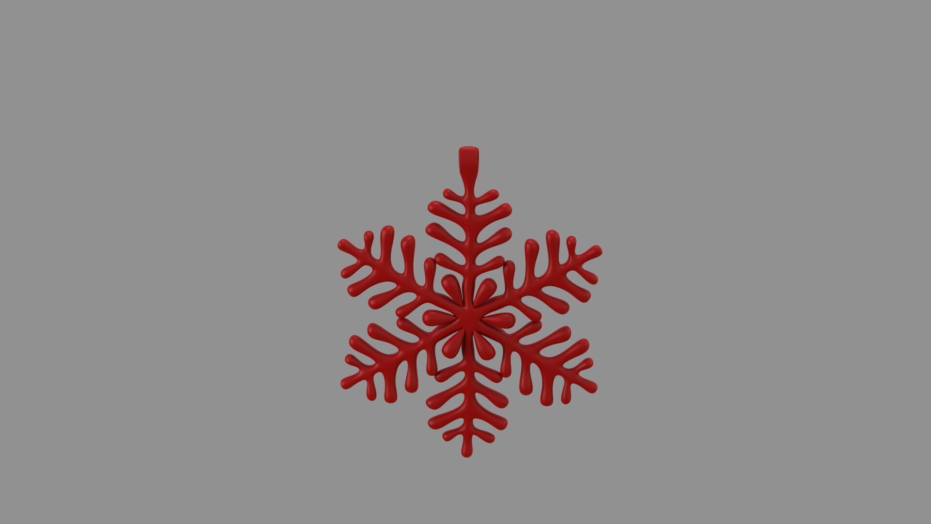 ice-star pendant collection 3D model_4