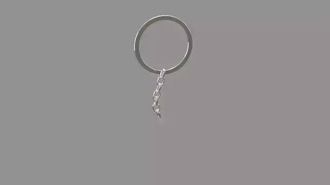 keychain silver