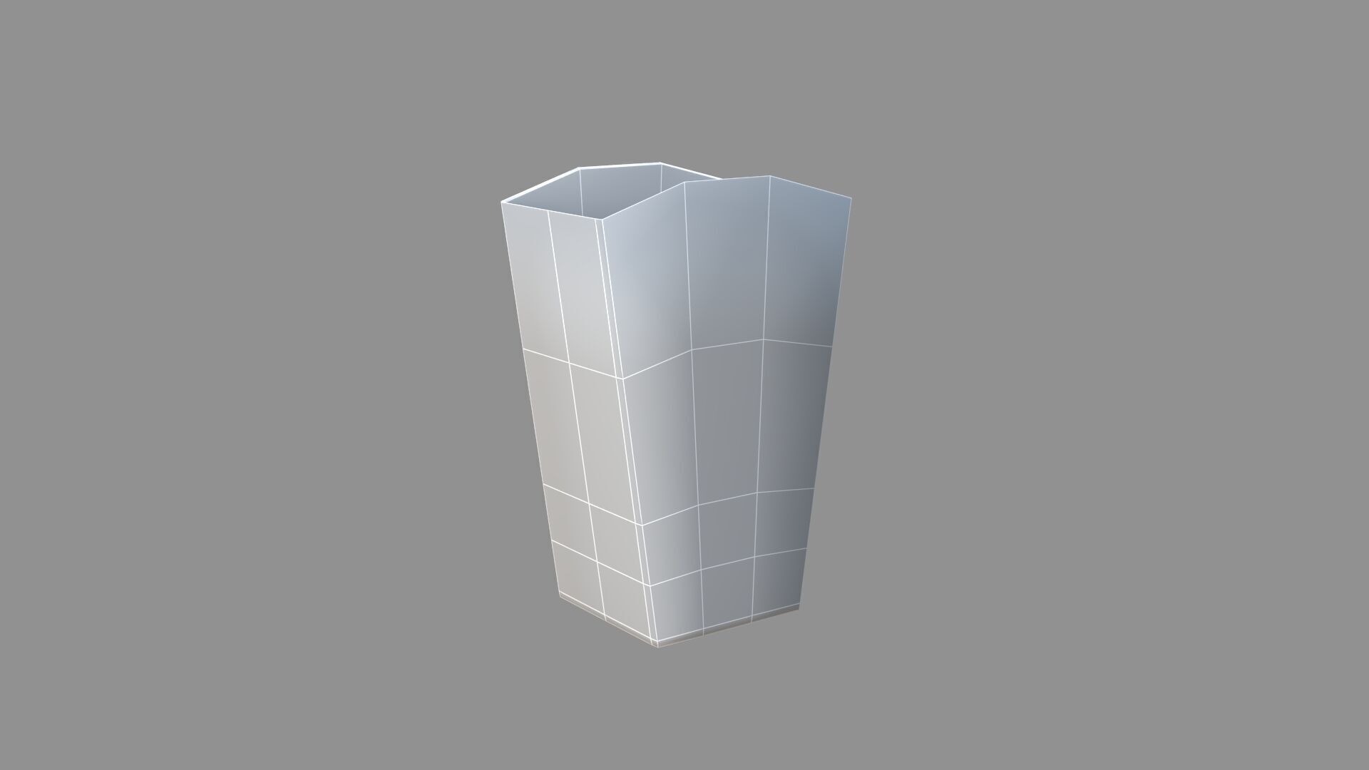 popcorn box pink 3D model_6