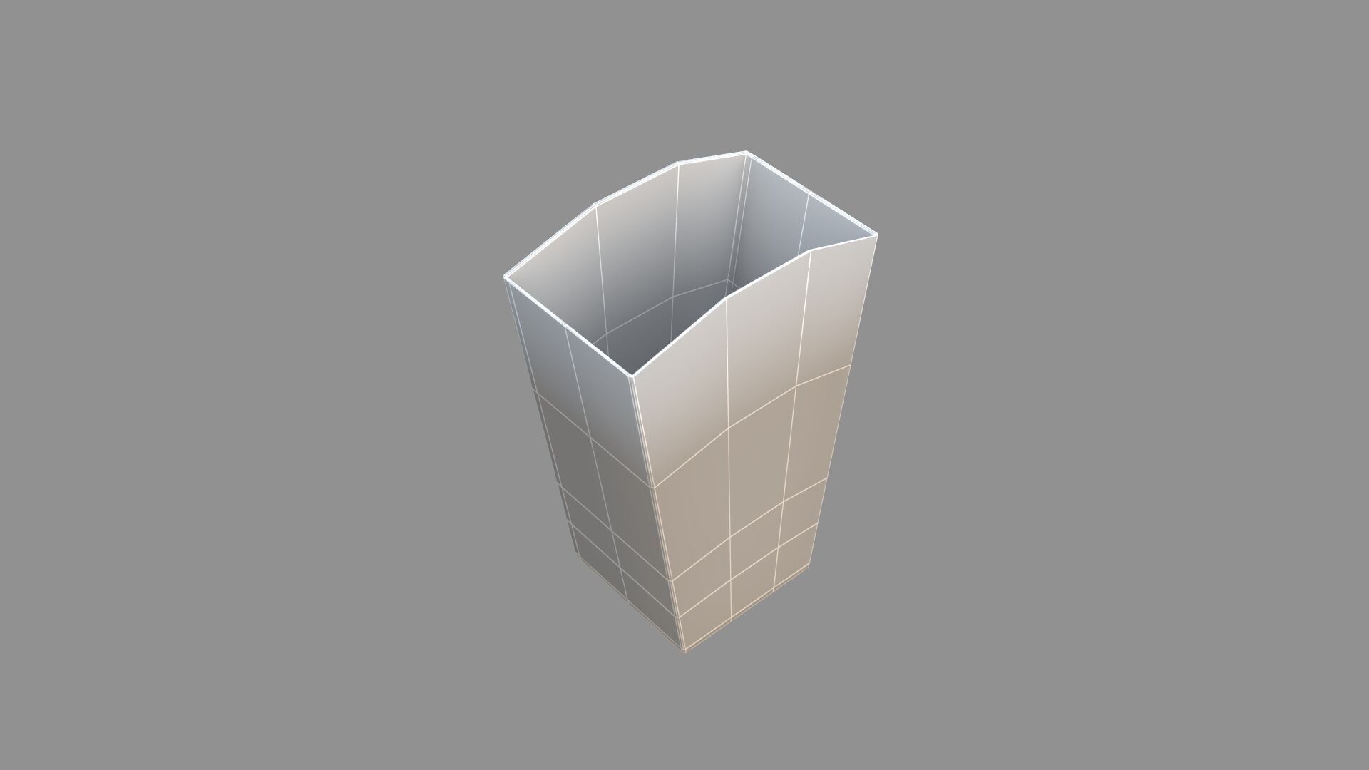  popcorn box pink 3D model_7