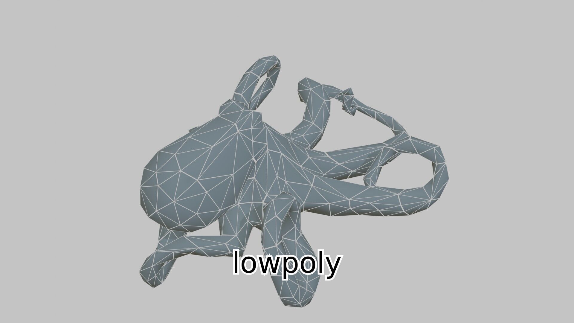 Realistic Octopus Sea Creature Model for 3D Rendering Low-poly 3D model_23