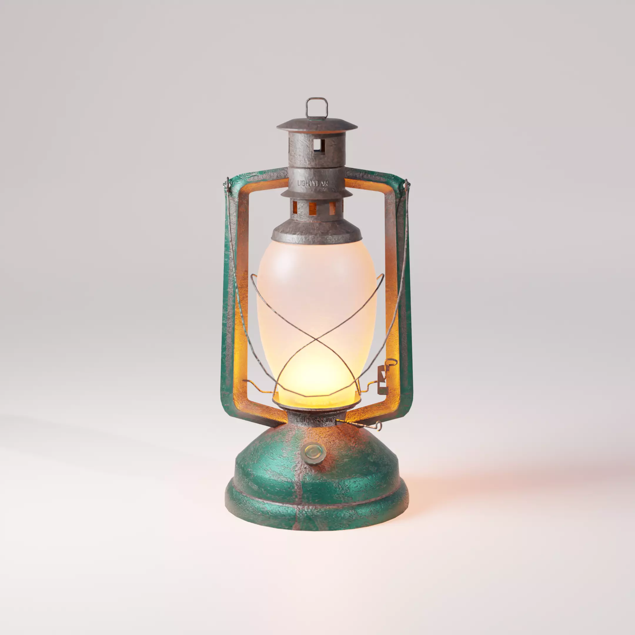 Lantern Old Low-poly 3D model