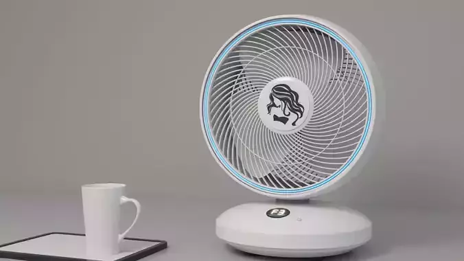 electric fan 3D model