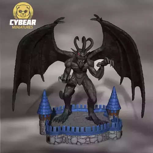 Heroes 3 Obsidian Gargoyle 3D print model