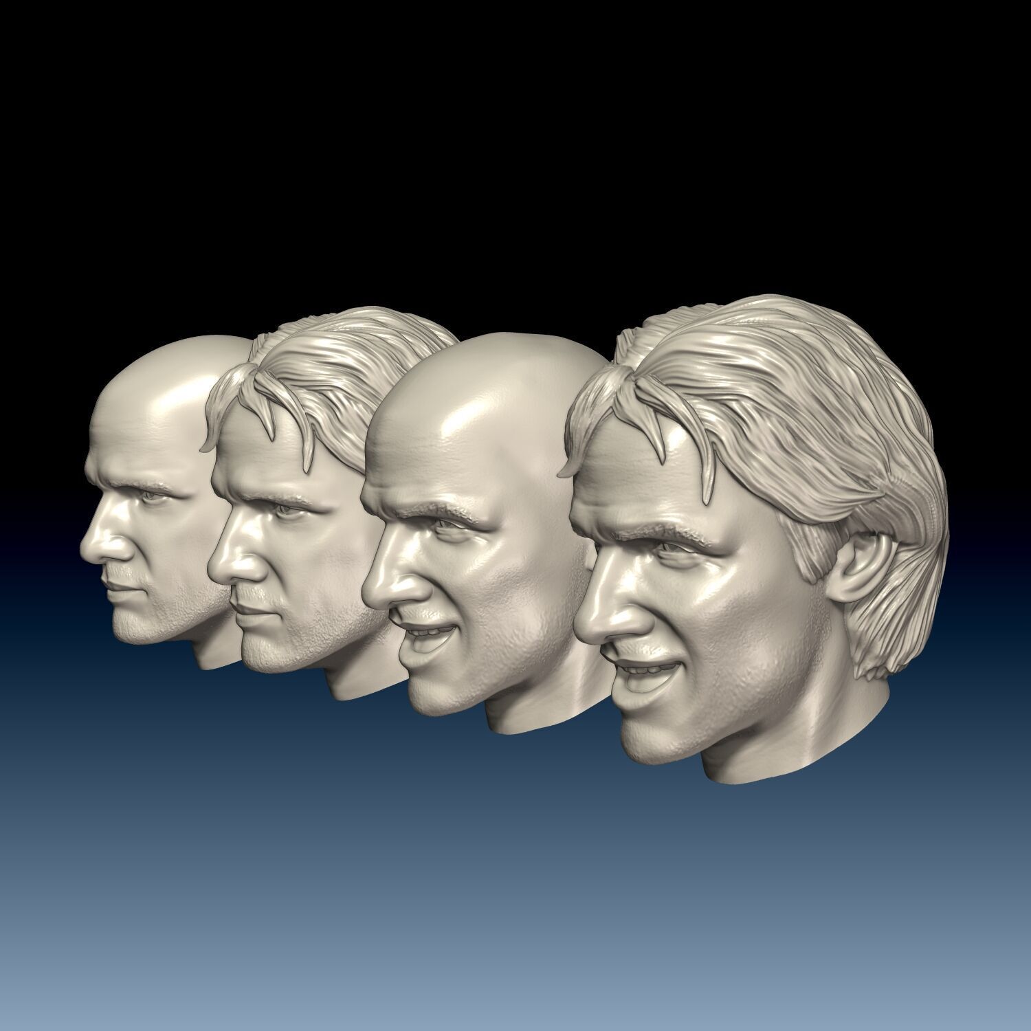 Christopher Lambert  Heads 3D print model_2