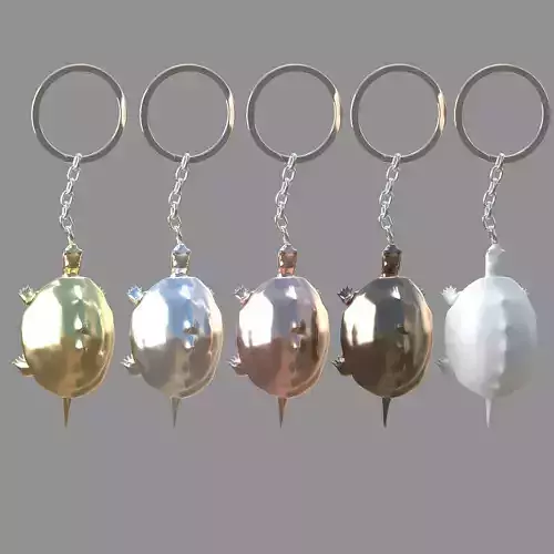 Turtle keychain collection