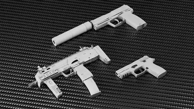 CS2 Whiteout Collection 3D model
