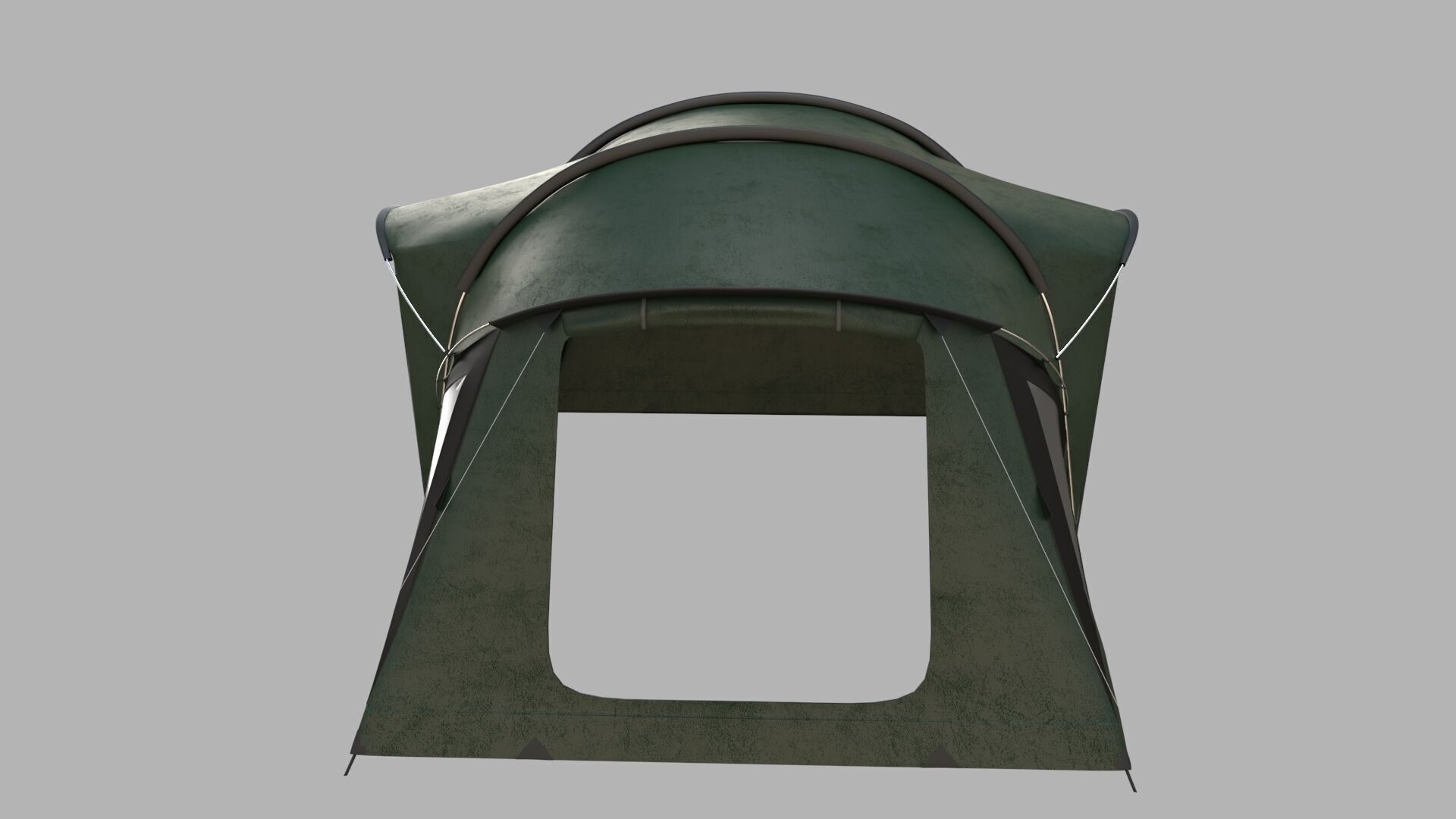 Tent Green 3D model_1