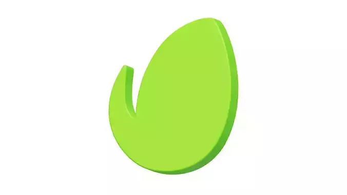 Envato logo 3D model