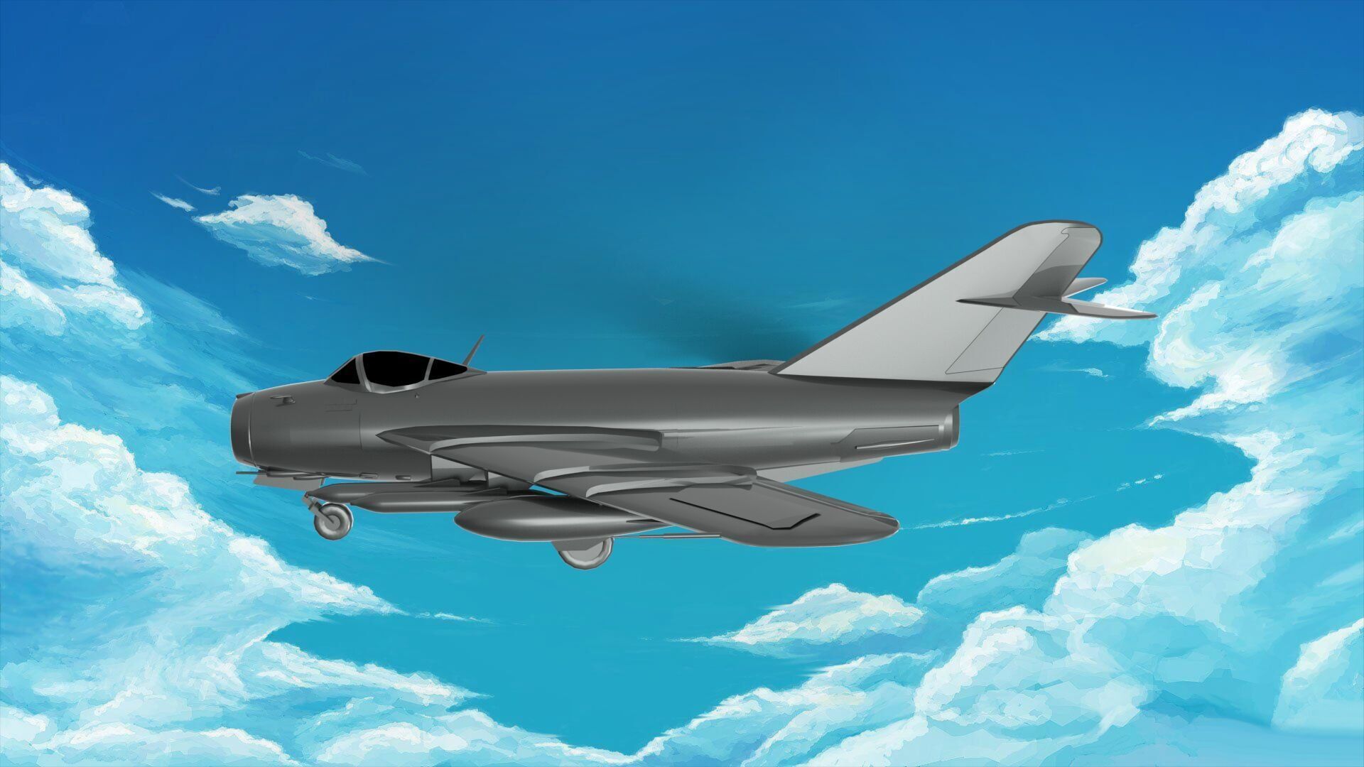 Mikoyan-Gurevich MiG-17 3D model_1