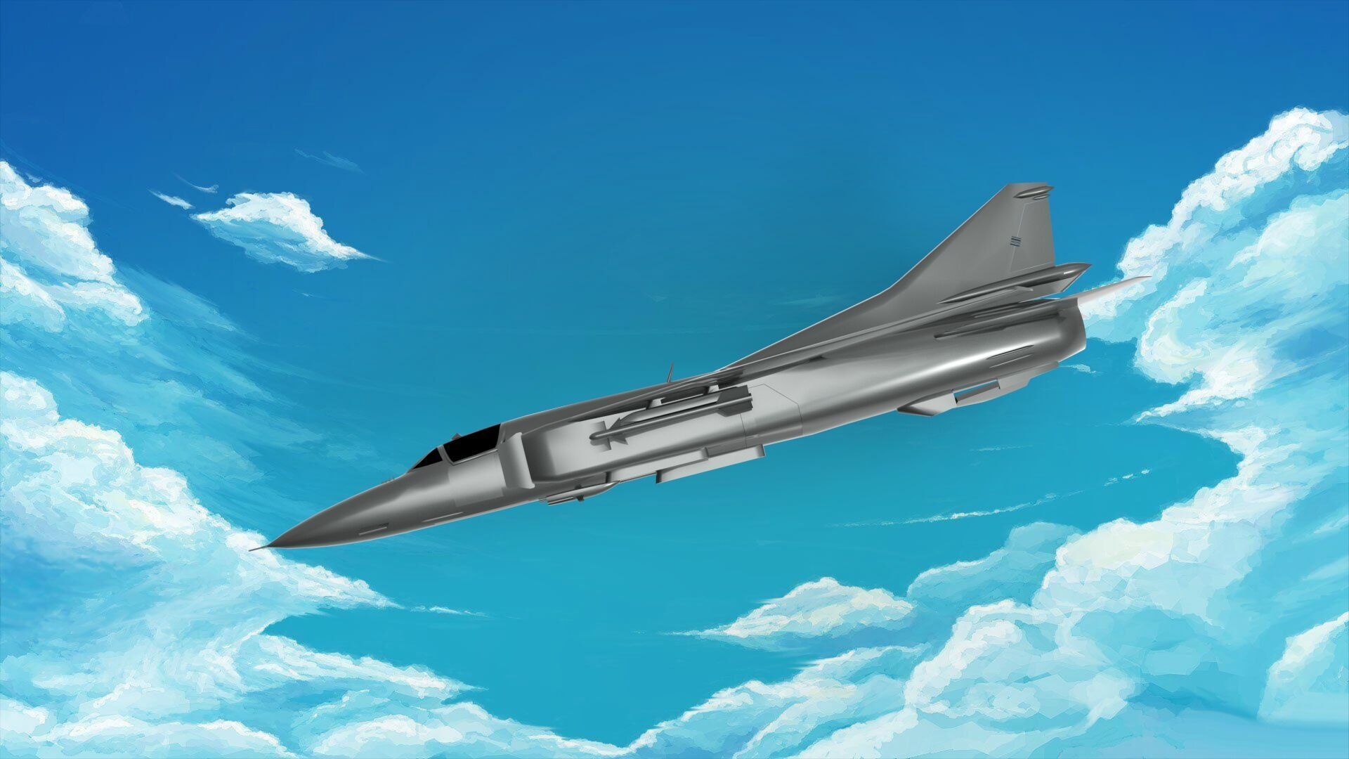 Mikoyan-Gurevich MiG-23 3D model_1